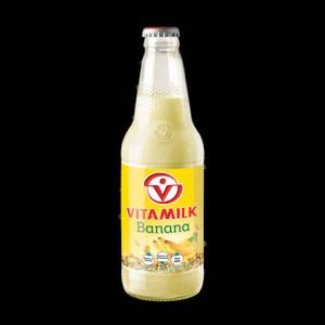 Vitamilk Banana in Glass Bottle
