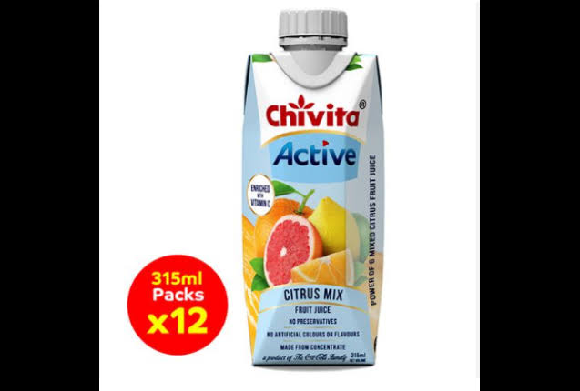 CHIVITA ACTIVE 315ML X12PCCHIVI (CHIVITA ACTIVE 315ML X12PC)